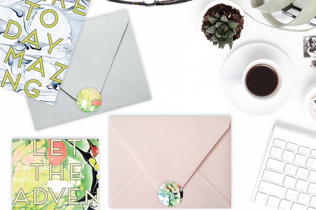 pixelimpress - Wholesale Sticker - Stickers Chartreuse|Green|Coral Designer Set III (12)1