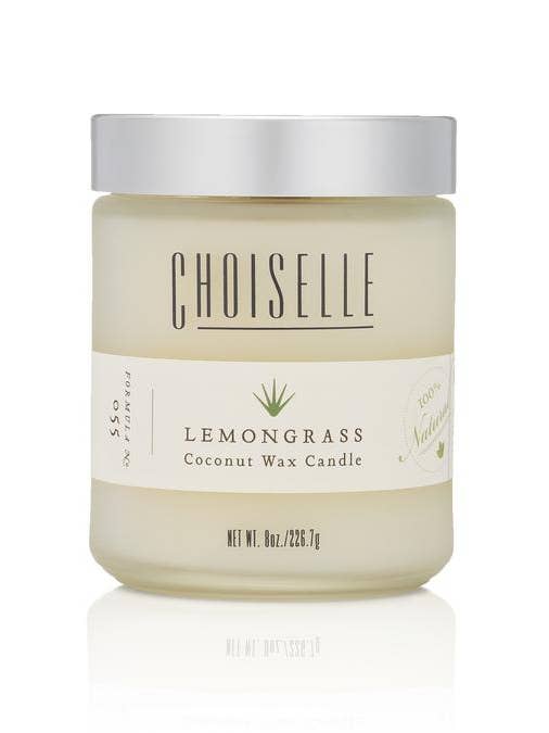 Organic Coconut Wax Lemongrass Candle for wholesale by Choiselle