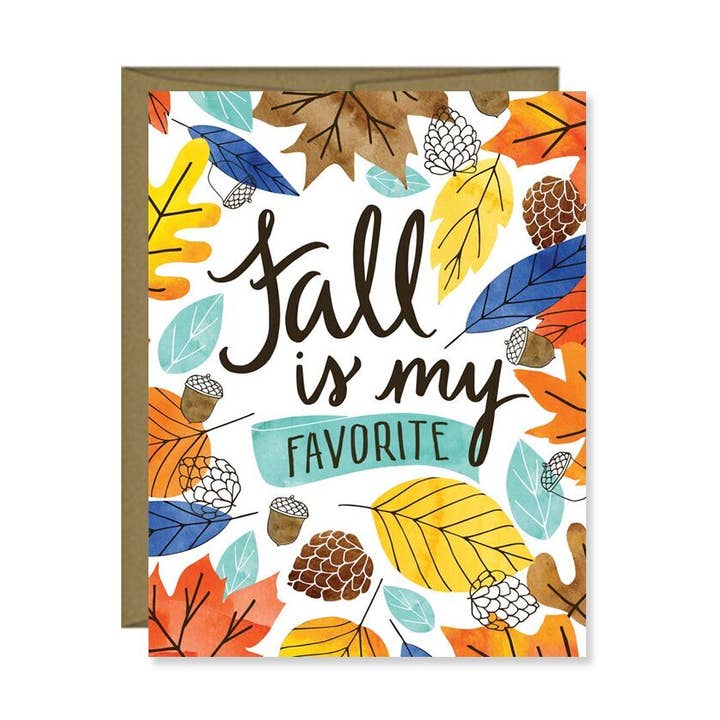Fall Is My Favorite Card for wholesale by Pen & Paint
