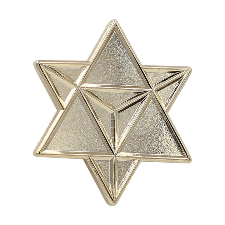 Real Sic - Wholesale Lapel Pin/Button - Star Merkaba / Star Tetrahedron – Enamel Pin for your Life
