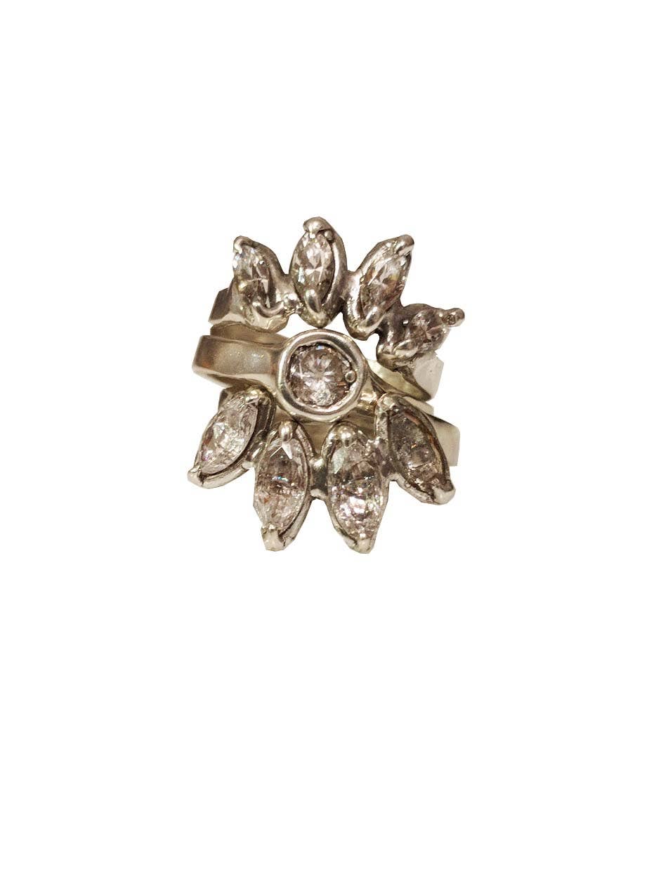 Sweet 1985 - Wholesale Multi-Stone Ring - Two Piece Roma Ring4