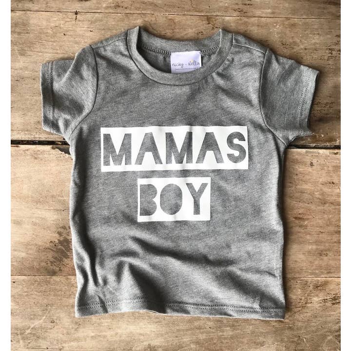Mamas Boy Tee (infant/toddler) for wholesale by NICKY + STELLA