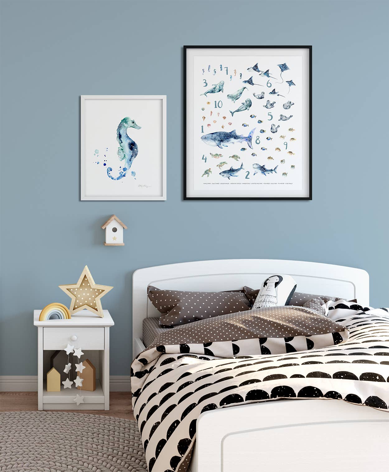 Easy Sunday Club - Wholesale Art Print - Kids & Baby - 11"x14" Under the Sea Numbers - 1 to 10 Art Print2