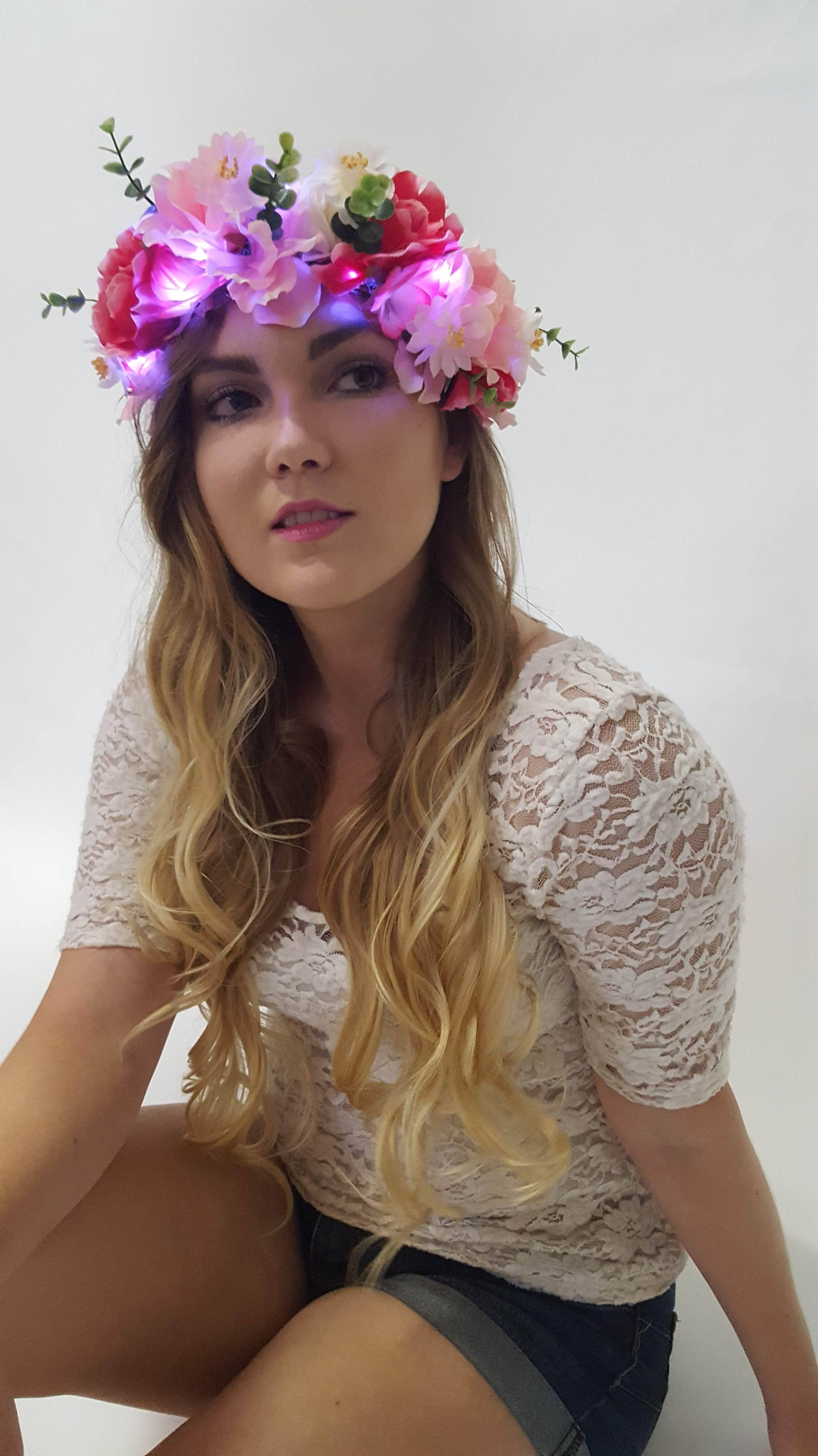 Little light lab - Wholesale Party Hat/Crown - Midsummer Night Light Up Flower Crown3