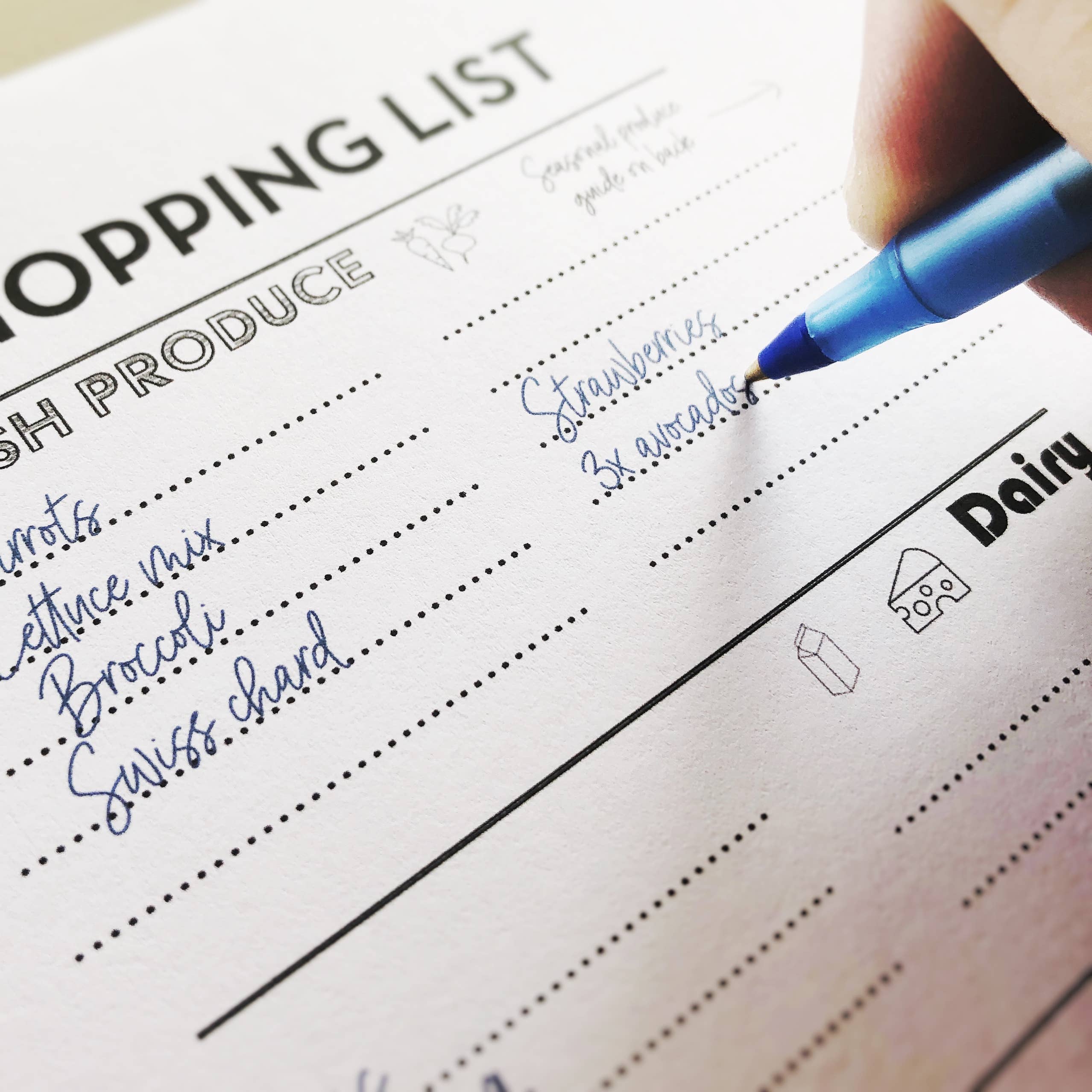 Seattle Seed Co. - Wholesale Notepad - Market Shopping List1