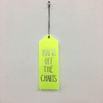RIBBON - YOU'RE OFF THE CHARTS for wholesale by Cosmic Peace Studio