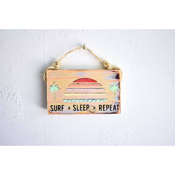 Mahalo Market - Wholesale Sign - Surf Sign l Beach Decor l Wood Sign