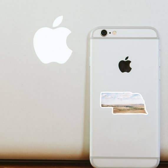 Rachel Alvarez Art - Wholesale Sticker - Nebraska State Vinyl Laptop Decal Sticker (mini)0