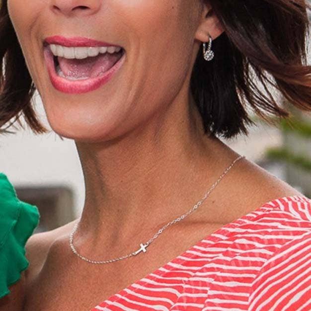 Shinelife – Großhandel Kette mit Anhänger/Charm – Sterling du bist geliebt Halskette: Cross John 3:16 Faith1