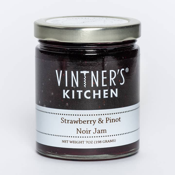Strawberry and Pinot Noir Jam for wholesale by Vintner's Kitchen LLC