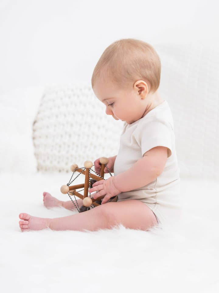 Colored Organics - Wholesale Bodysuit (Non-Footed) - Baby - Organic Baby Short Sleeve Classic Bodysuit - Natural
