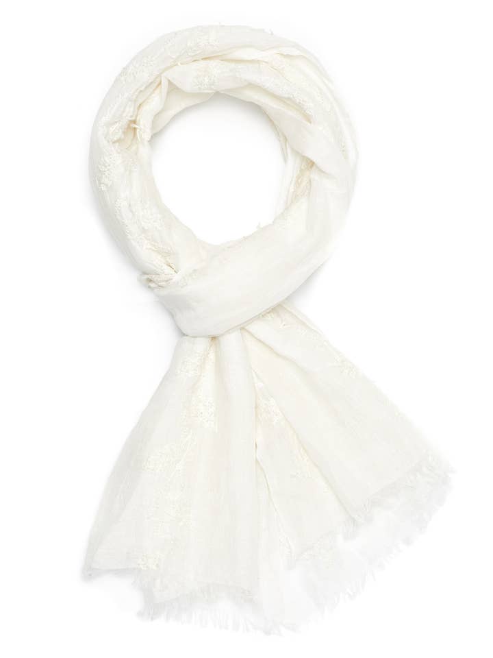 Romance - White for wholesale by Indigo Handloom