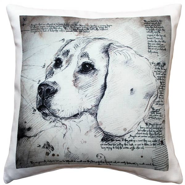 43,2 x 43,2 cm Leonardo-Hundekissen für den Großhandel von Pillow Decor