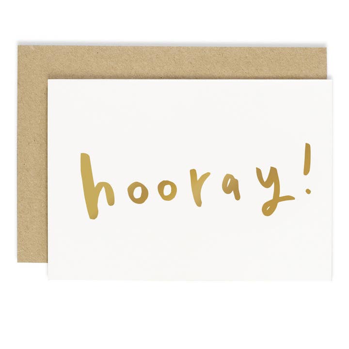 Carte d'anniversaire Hooray - Celebration Well Done New Job pour la vente par Old English Company