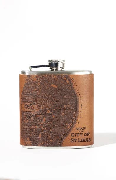 Tactile Craftworks - Vente Flasque - Saint-Louis Map Flasque