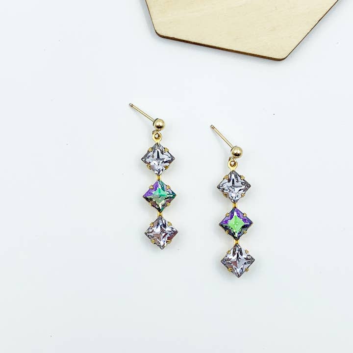 Acute Designs – wholesale Hängande örhängen – Swarovski Dingla Örhängen2