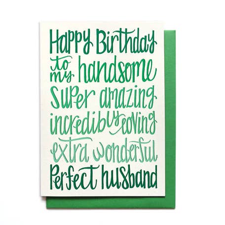 Hennel Paper Co. – Engroshandel Fødselsdagskort – Fødselsdag Card - Mand