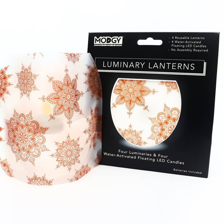 Modgy - Wholesale Lantern - Frosted Luminary Lantern - Jaya0