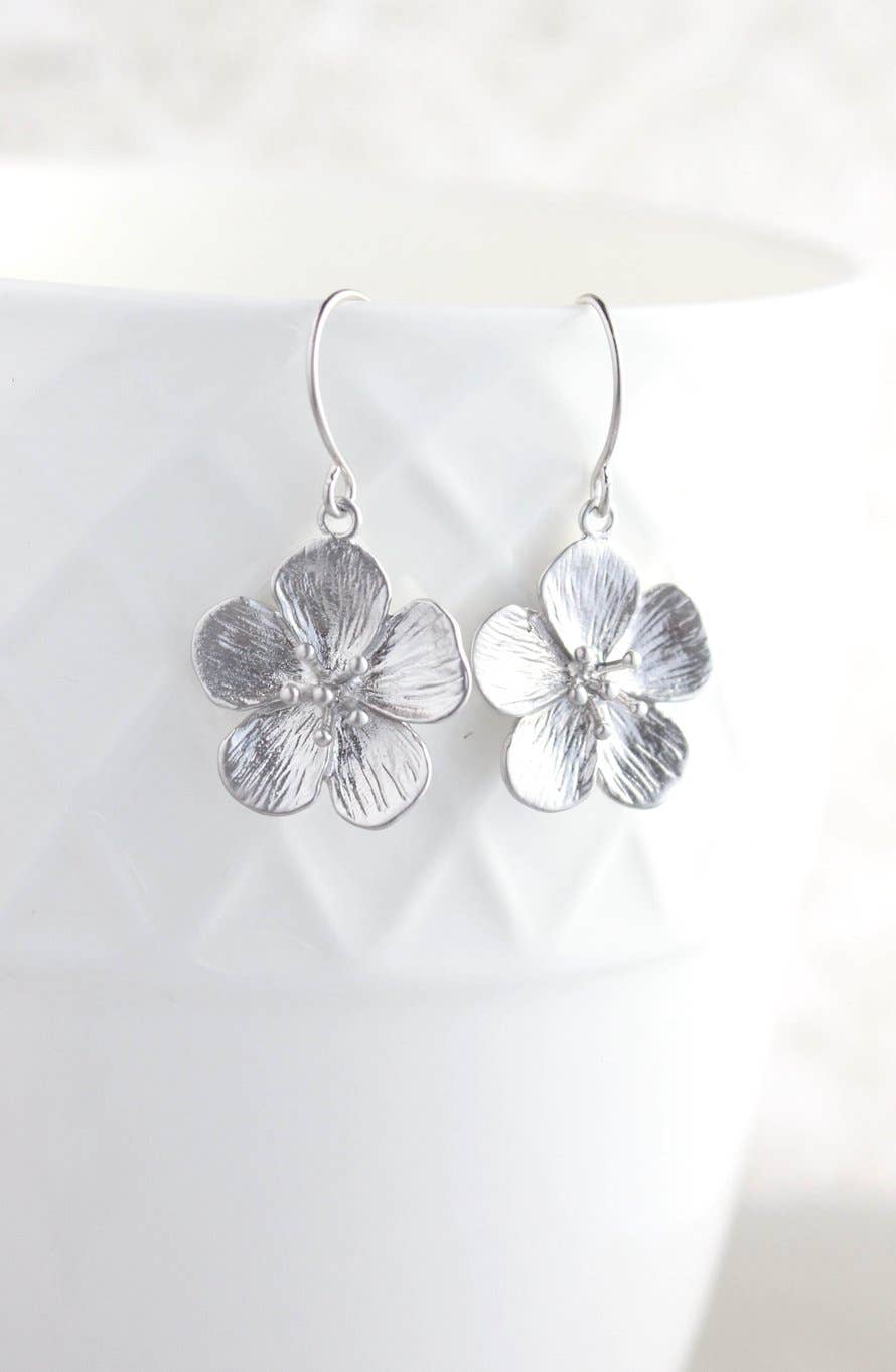 A Pocket of Posies - Wholesale Dangle Earrings - Cherry Blossom Earrings - Long and Short Styles4