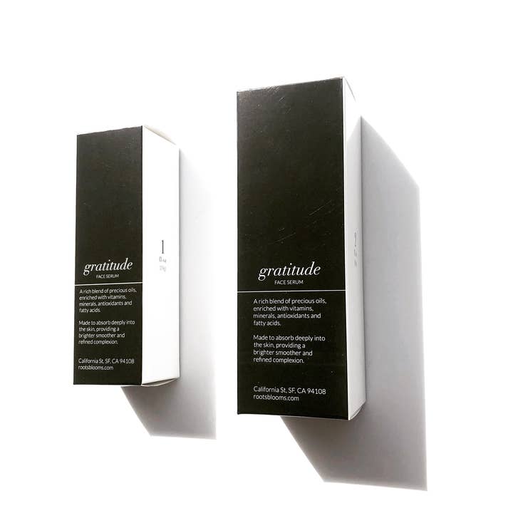1oz Gratitude Face Serum for wholesale by Roots Blooms