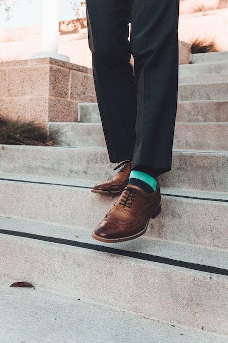 Swole Panda - Wholesale Socks - Unisex - Lime Green Striped Bamboo Socks2