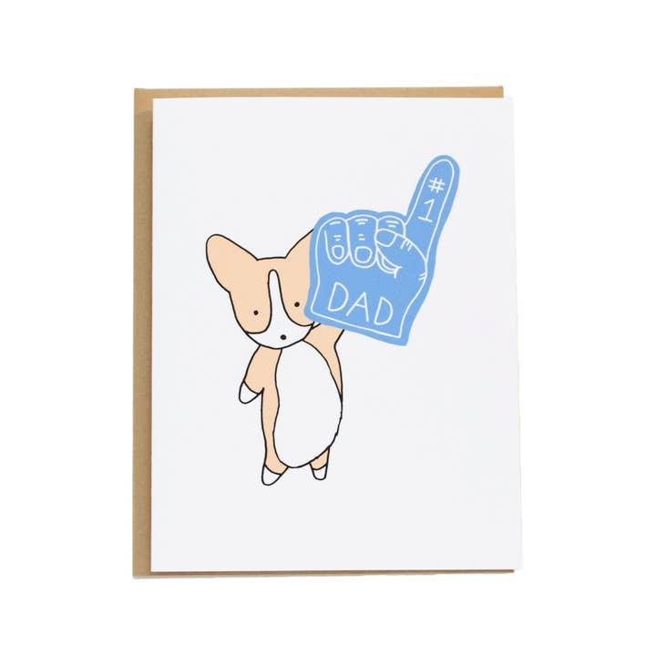 Dad Number #1 Card for wholesale by Tiffbits