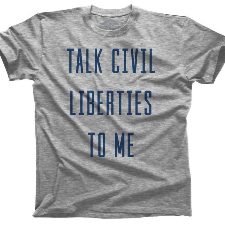 Boredwalk - Wholesale Screen Printed T-Shirt - Men's - Men's Talk Civil Liberties to Me T-Shirt6
