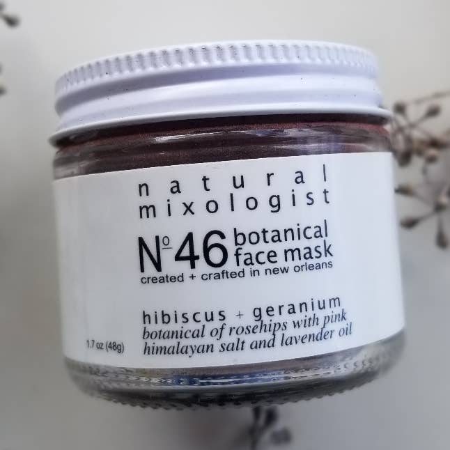 Nr. 46 Hibiscus og Geranium ansigtsmaske for engroshandel hos Natural Mixologist