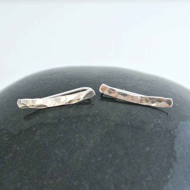 Johanna - Sterling Silver Ear Climber Earrings for wholesale by The Pink Locket