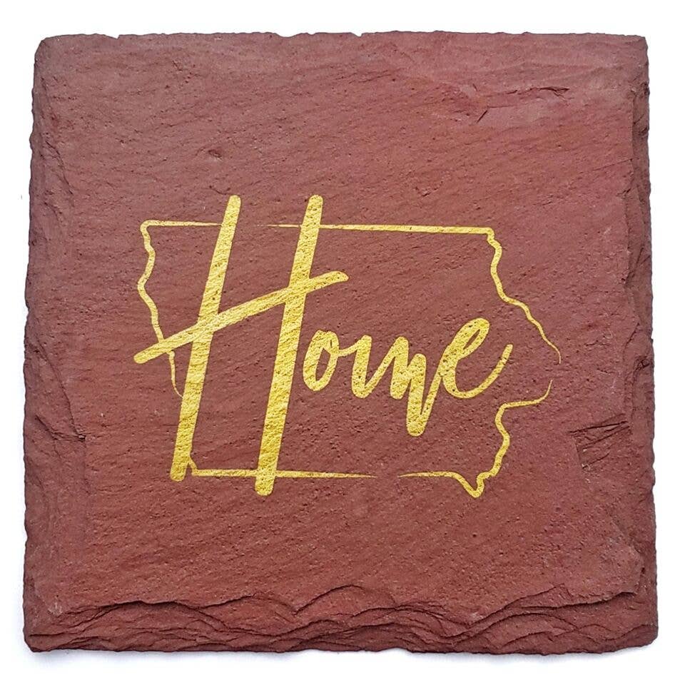 Cheers Ink - Wholesale Coasters - Iowa Home Slate Coaster0