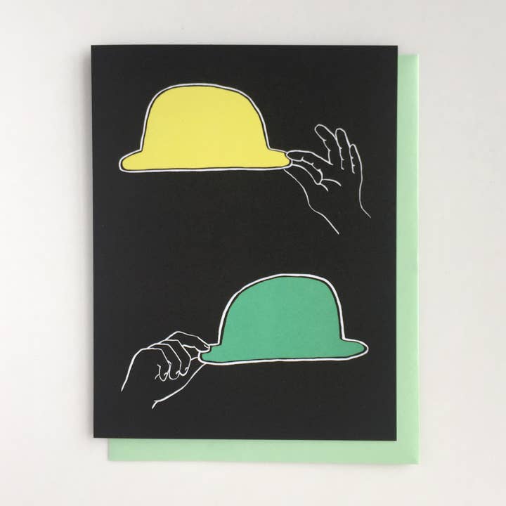 Hat Tip Card for wholesale by Irene Akio