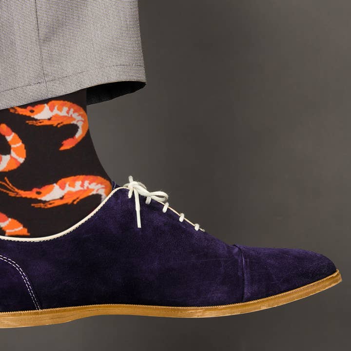 Real Sic - Wholesale Socks - Unisex - Sick Socks - Shrimp - Favorite Seafood Dress Casual Socks2