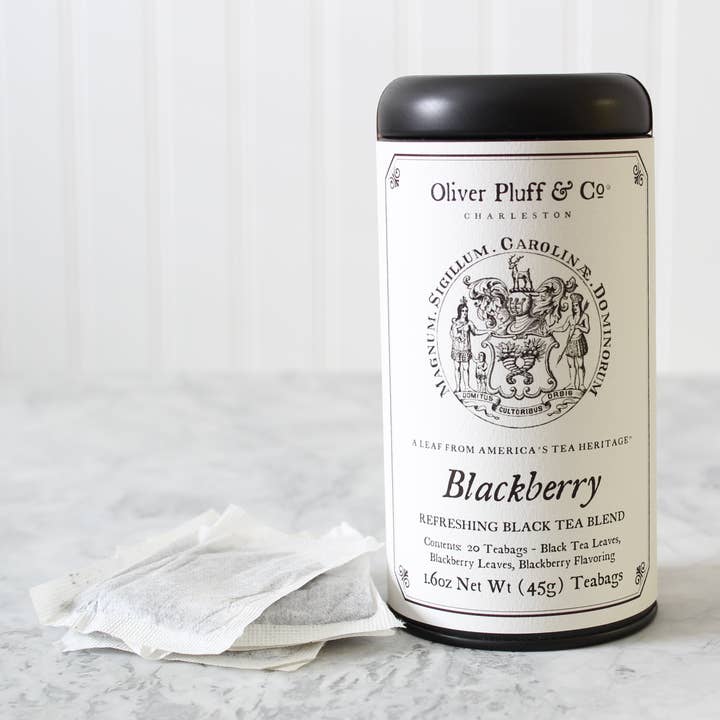 Blackberry - 20 theezakjes in signature theeblik voor wholesale door Oliver Pluff & Company