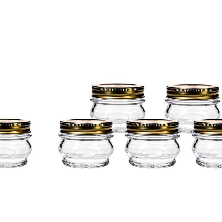 7.5 oz Orto Glass Canning Jar and Lid for wholesale by Amici Home