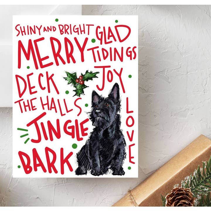 Skotsk Terrier semesterkort - Boxed set om 10 för wholesale av Fable & Sage