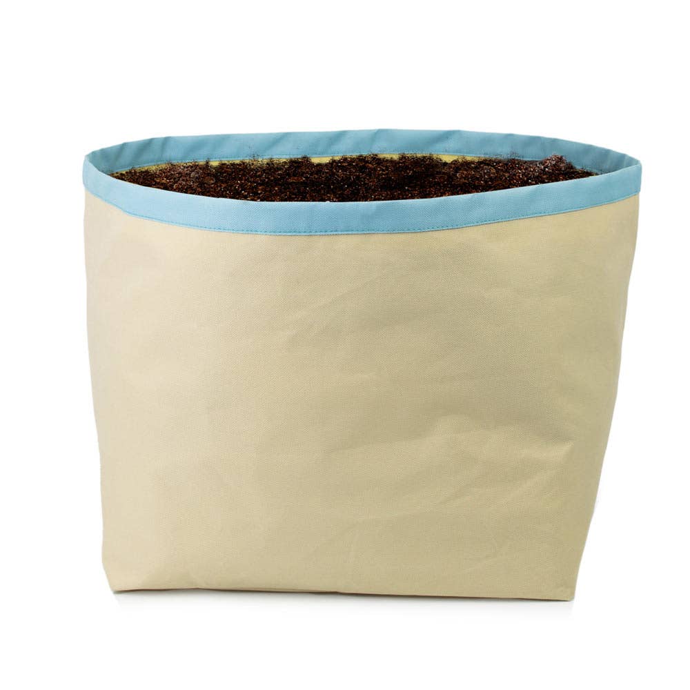 natural blue piping HGG™ Harvest Growing Bags™ All Purpose for wholesale on Faire1