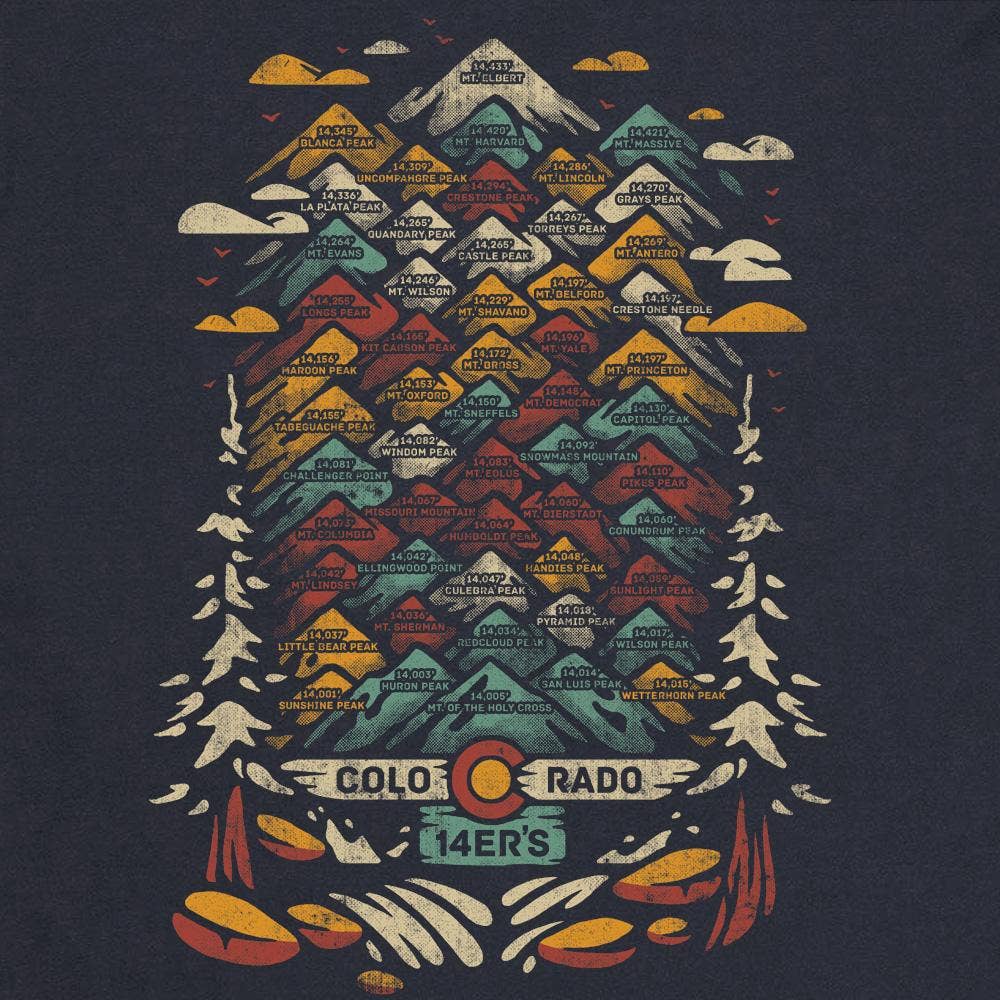 YoColorado - Wholesale Screen Printed T-Shirt - Unisex - Long Sleeve - Unisex 14er4