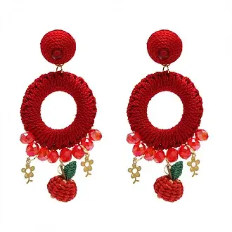NARA HANDMADE JEWELRY - Wholesale Dangle Earrings - Cherry Fruit Earrings0