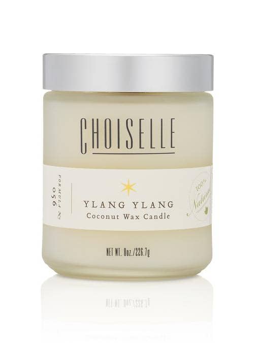 Organic Coconut Wax Ylang Ylang Candle for wholesale by Choiselle