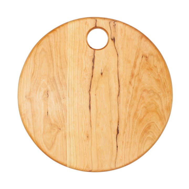 Small Round Serving Board for wholesale by Heartwood Handcrafted