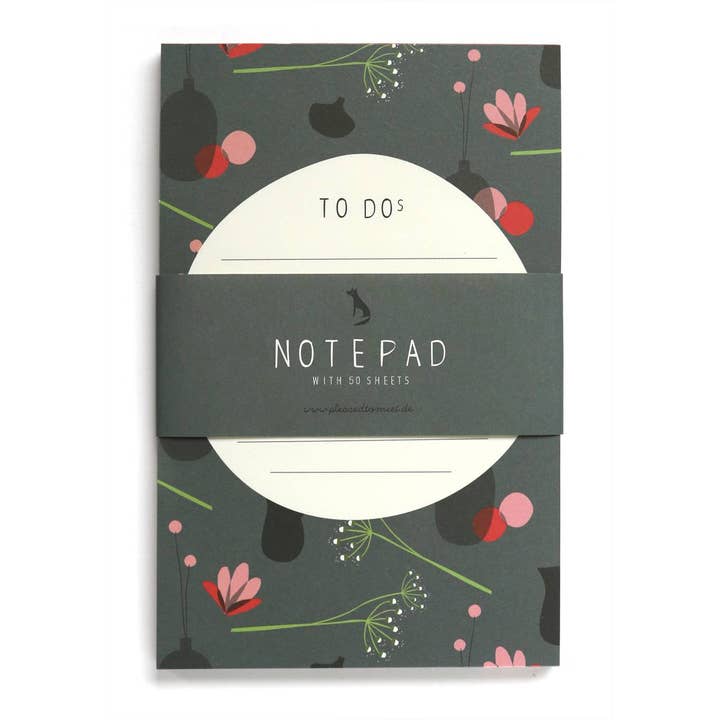 Flowerpots Notepad for wholesale by pleased to meet GmbH