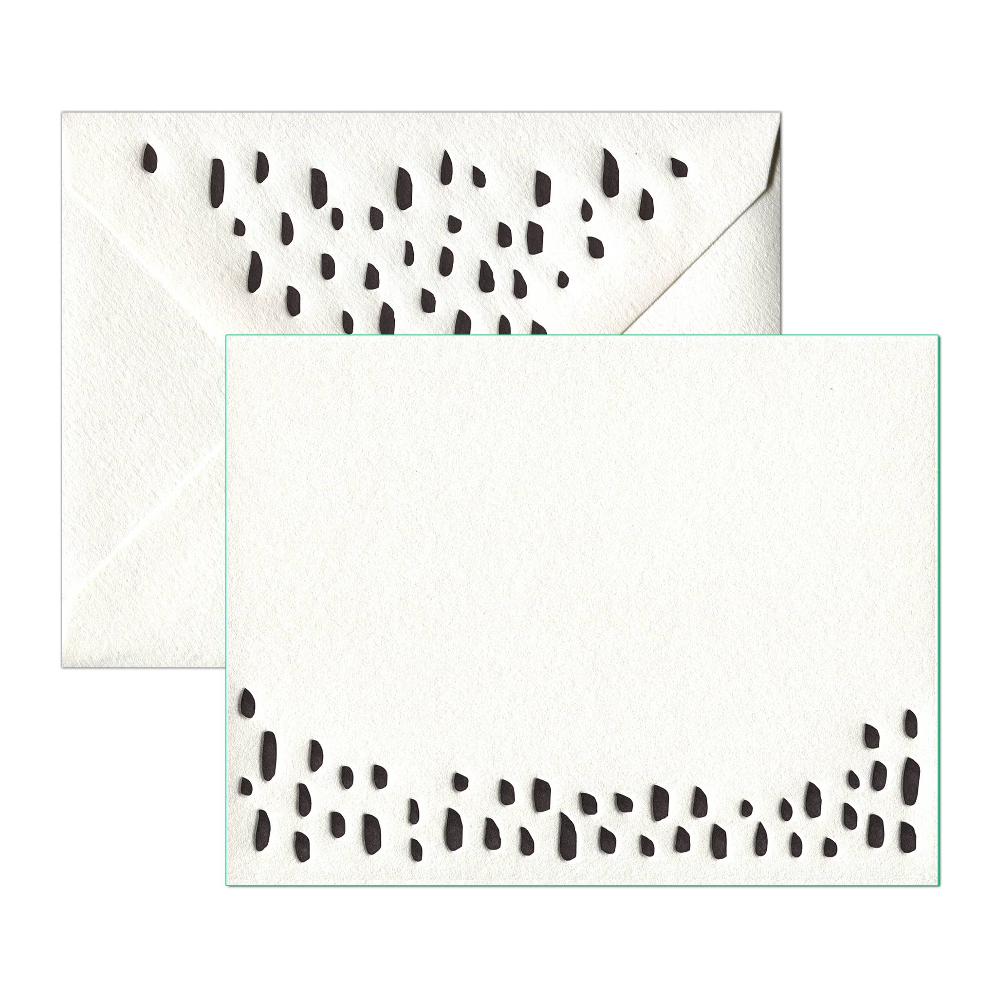 INK MEETS PAPER - Wholesale Stationery/Notecard Set - Abstract Pattern - social stationery (Boxed Set of 8 Flat)2