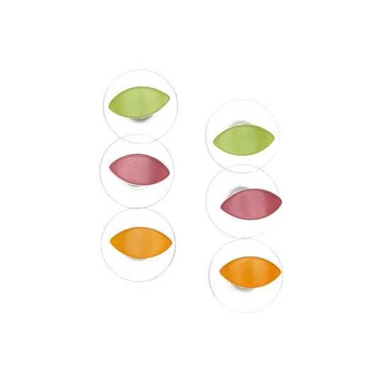 Marquis Moonglow Boucles d'oreilles à tige ton agrumes pour la vente par Leetie Lovendale