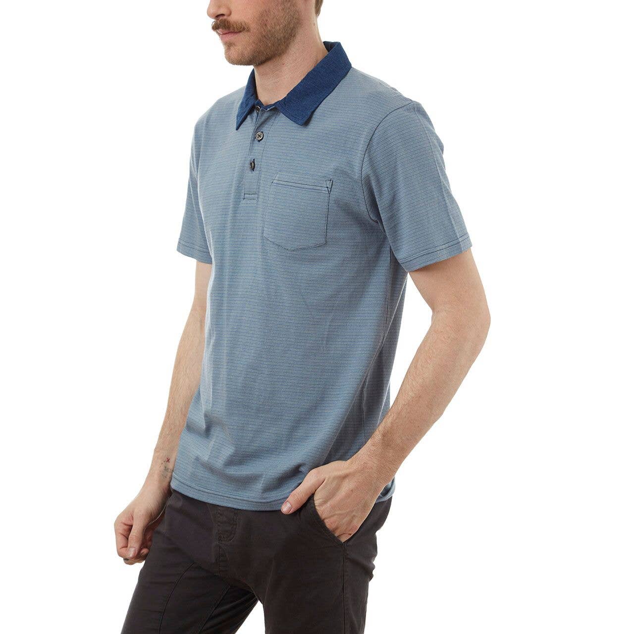 PX - Wholesale Polo - Men's - Copper Blue Davis Polo1