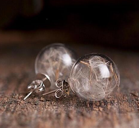 Adorned by Aisha - Vendita all'ingrosso Orecchini a bottone - Borchie per semi di dente di leone0