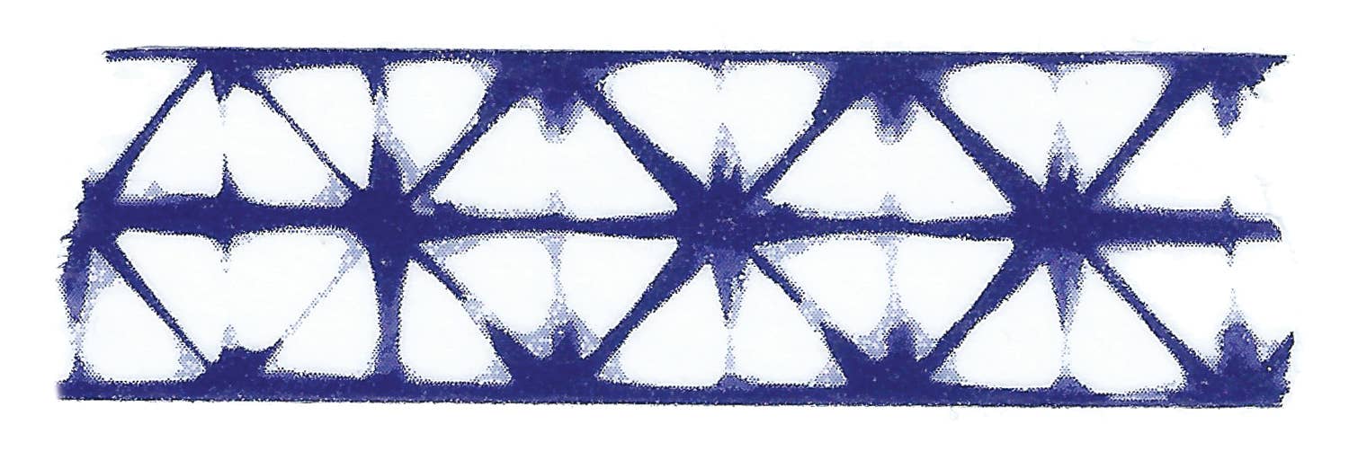 beve! - Wholesale Washi Tape - Shibori Washi Tape In Navy2