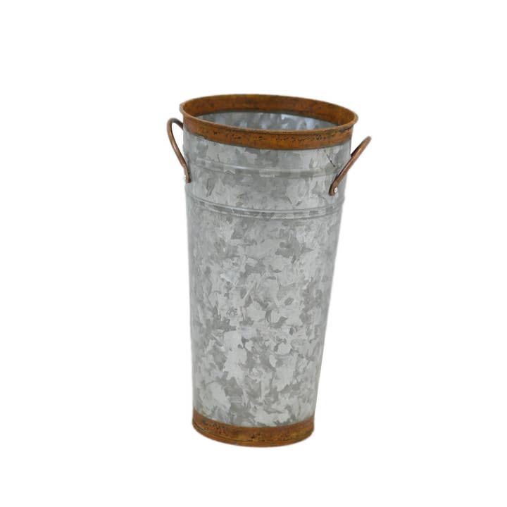 Home Kreation by KK dba Kraft Klub - Wholesale Bucket/Pail - 13" Two Tone French Bucket