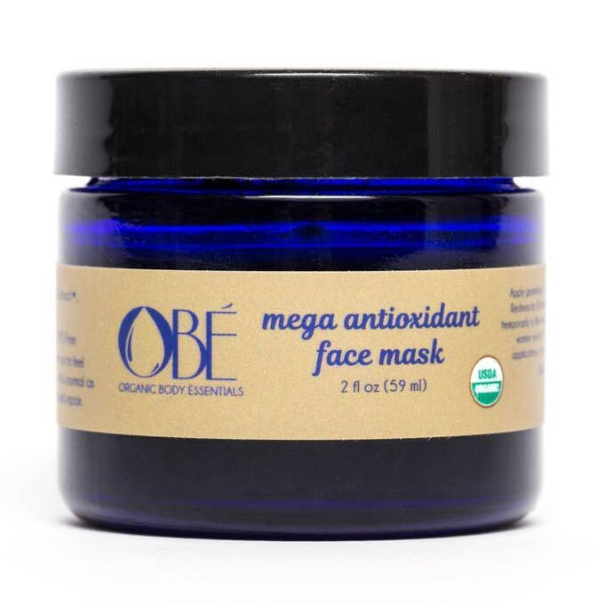 Masque visage Mega Antioxydant 2oz pour la vente par ORGANIC BODY ESSENTIALS