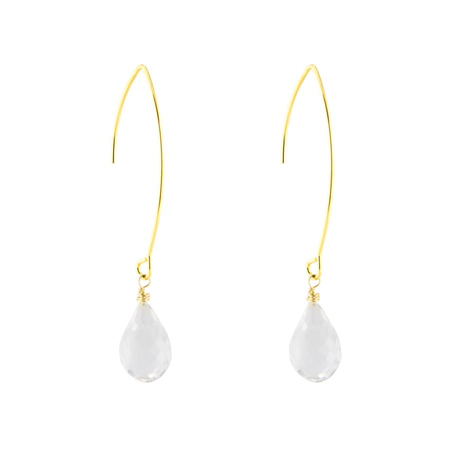 Santore Jewelry Company - Wholesale Dangle Earrings - Dew Drop Collection: Wire Dew Drop Earring6