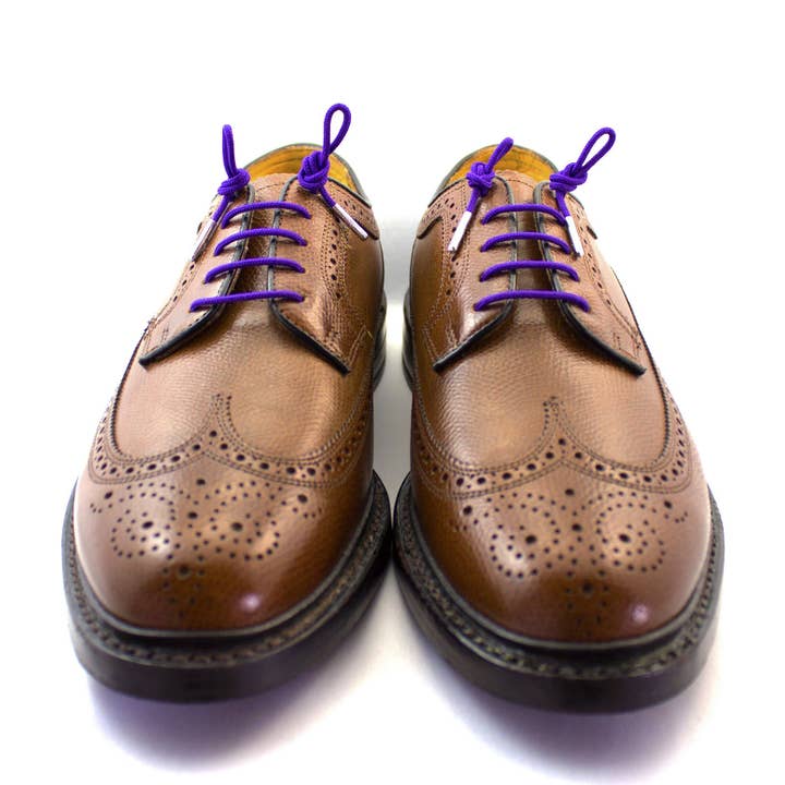 Stolen Riches - Wholesale Shoelaces – Men's - Buster Purple - Dress Shoelace3